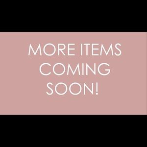 New items being posted tomorrow stay tuned ‼️